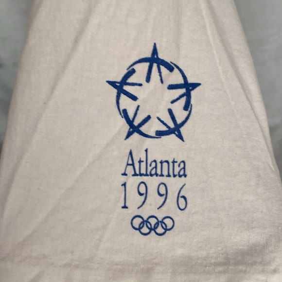Vintage 1996 Olympics Atlanta Ss T-Shirt Size S - Picture 2 of 6